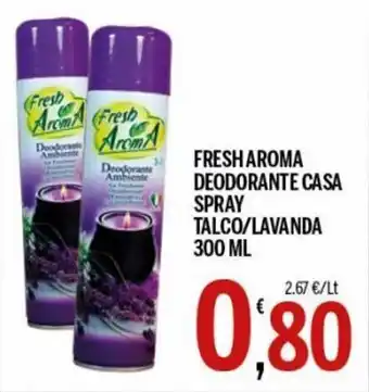 Gruppo Pascar Fresh Aroma Deodorante Casa Spray Talco/Lavanda 300 ml offerta