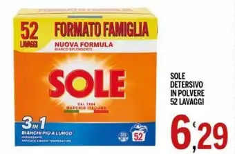 Sole Detersivo in Polvere 52 Lavaggi