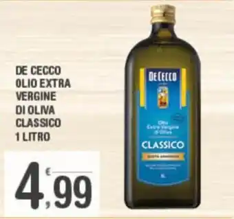 Super Carni De Cecco Olio Extra Vergine di Oliva Classico 1 litro offerta