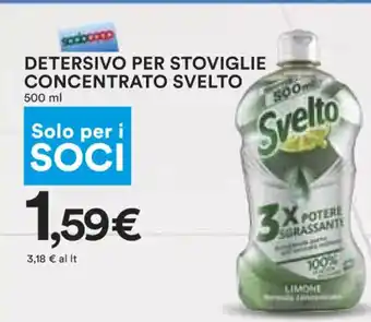 Coop Svelto Detersivo Per Stoviglie Concentrato 500 ml offerta