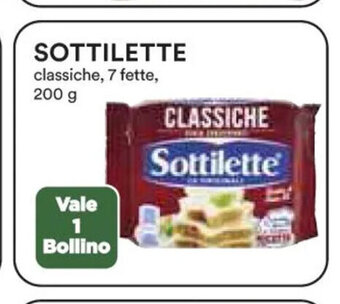 Coop Sottilette classiche, 7 fette, 200 g offerta