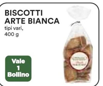 Coop Biscotti Arte Bianca tipi vari, 400 g offerta