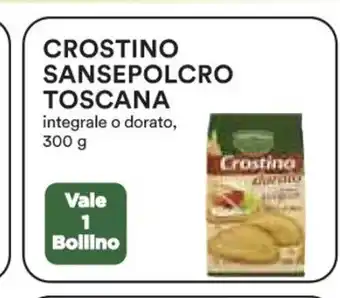 Coop Crostino SanSepolcro Toscana integrale o dorato, 300 g offerta