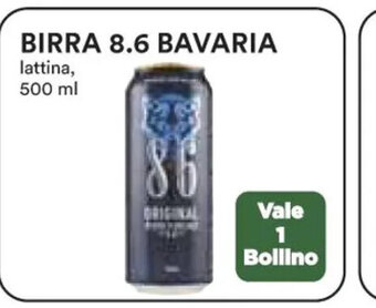Coop Birra 8.6 Bavaria lattina, 500 ml offerta