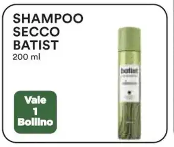 Coop Batist Shampoo Secco 200 ml offerta