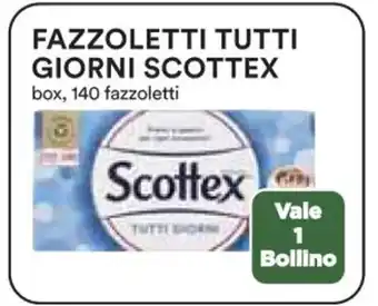 Coop Scottex Fazzoletti Tutti Giorni box, 140 fazzoletti offerta