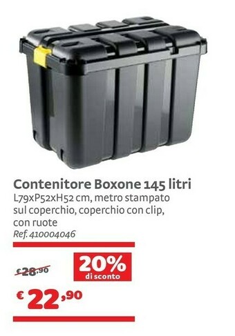 Bricocenter Contenitore Bexone 145 Litri offerta