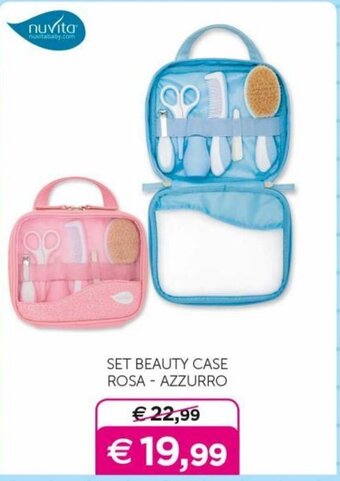 Nuvita Set Beauty Case Rosa-Azzurro