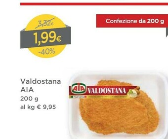 DPiù Aia Valdostana Cotoletta Con Scamorza 200 G(ml) offerta