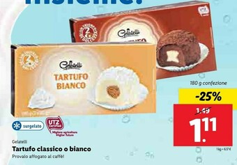 Lidl Gelatelli Tartufo Bianco offerta