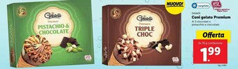 Lidl Gelatelli Pistachio & Chocolate offerta