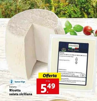 Lidl Italiamo Ricotta Salata Siciliana offerta