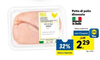 Lidl Petto Di Pollo Disossato offerta
