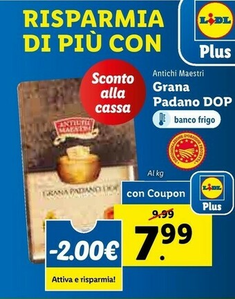 Lidl Grana Padano DOP offerta