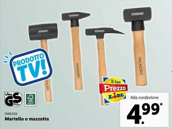 Lidl Parkside Martello O Mazzetta offerta