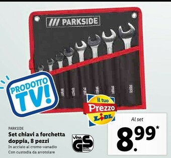 Lidl Set Chiavi A Forchetta Doppia offerta