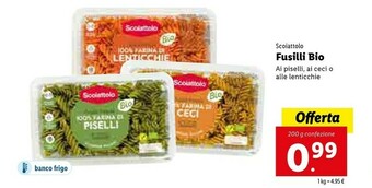 Scoiattolo Fusilli Bio Ai Piselli, Ai Ceci O Alle Lenticchie