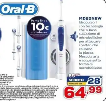 Euronics Oral-B MD20NEW offerta