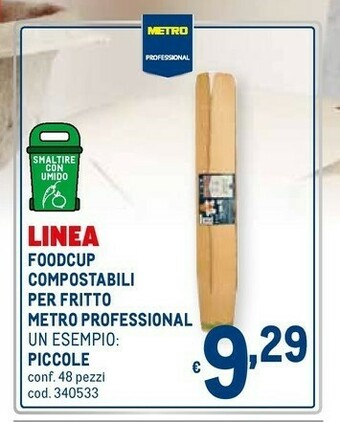 Metro Linea Foodcup Compostabili Metro Professionale offerta