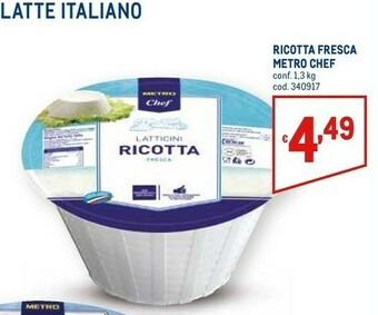 Metro Metro chef Ricotta Fresca offerta