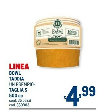 Metro Bowl Taddia Linea offerta