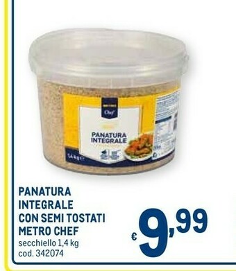 Metro Metro chef Panatura Integrale Con Semi Tostati offerta