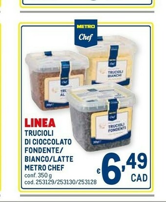 Metro Metro chef Trucioli Di Cioccolato Fondente offerta