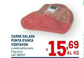 Metro Carne Salada Punta Anca Vontavon offerta