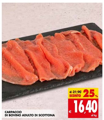 Tigros Carpaccio Di Bovino Adulto Di Scottona offerta