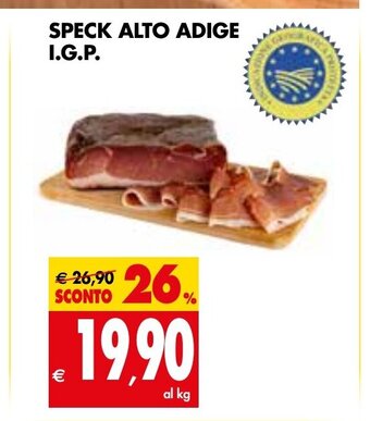 Tigros Speck Alto Adige I.G.P. offerta