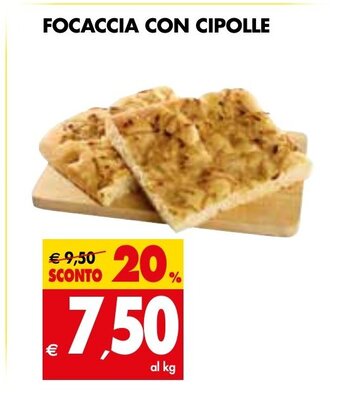 Tigros Focaccia Con Cipolle offerta