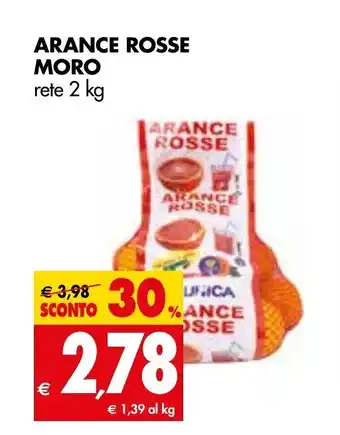 Tigros Arance Rosse More rete 2 kg offerta
