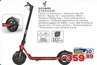 Segway D18ENEW Telaio in alluminio
