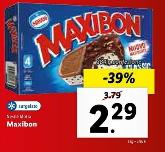 Lidl Nestlè Nestle Maxibon 384g offerta