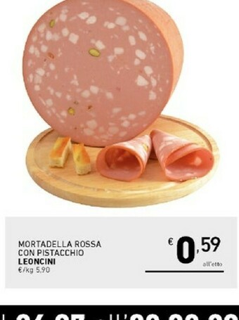 Ok Market Leoncini Mortadella Rossa Con Pistacchio offerta