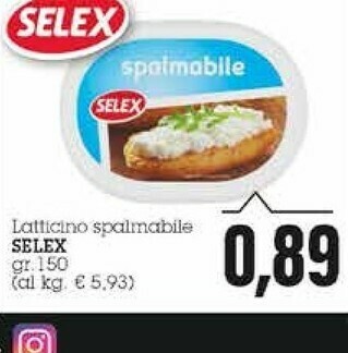 Selex Latticini Spalmabile