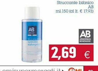Emi Supermercati Ab Struccante Bifasico offerta
