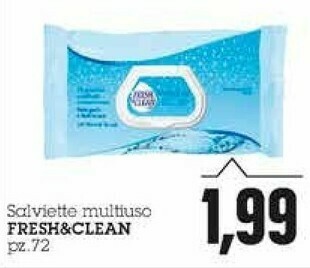 Emi Supermercati Fresh & Clean Salviette Multiuso offerta
