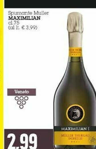 Emi Supermercati Maximilian i Spumante Muller offerta