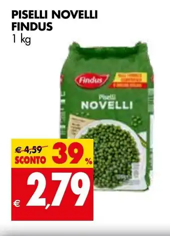 Tigros Findus Piselli Novelli 1 kg offerta