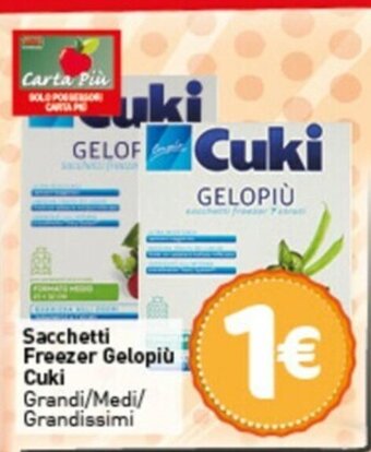 Cuki Sacchetti Freezer Gelopiù
