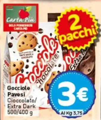 Crai Pavesi Gocciole 500/400g offerta