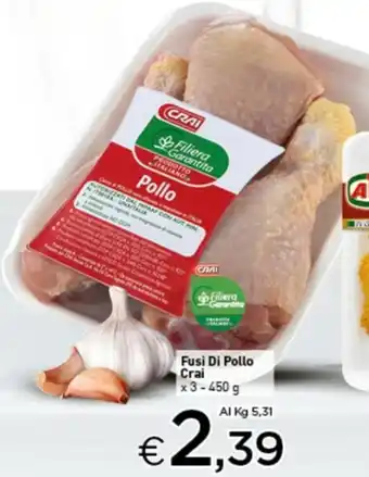 Crai Crai Fusi Di Pollo x 3 - 450g offerta