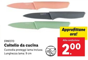 Lidl Ernesto Coltello da cucina offerta