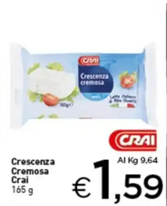 Crai Crai Crescenza Cremosa 165g offerta