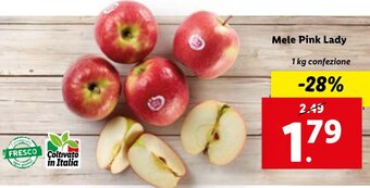Lidl Mele Pink Lady 1 kg offerta