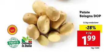 Lidl Patate Bologna DOP 1,5 kg offerta