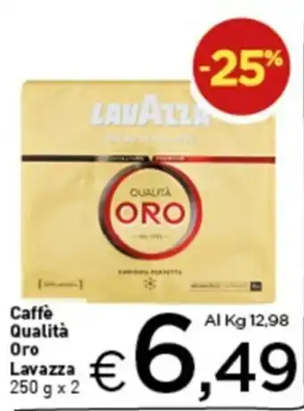 Crai Lavazza Caffè Qualità Oro 250g x 2 offerta