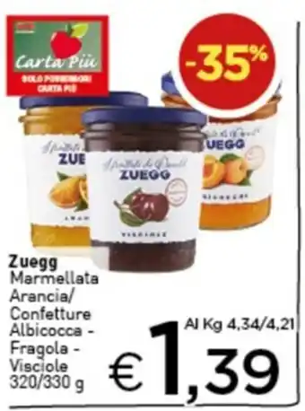 Crai Zuegg 320/330g offerta