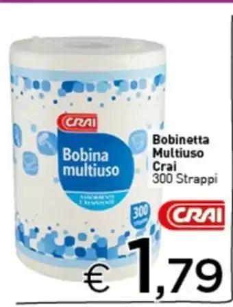 Crai Crai Bobinetta Multiuso 300 Strappi offerta